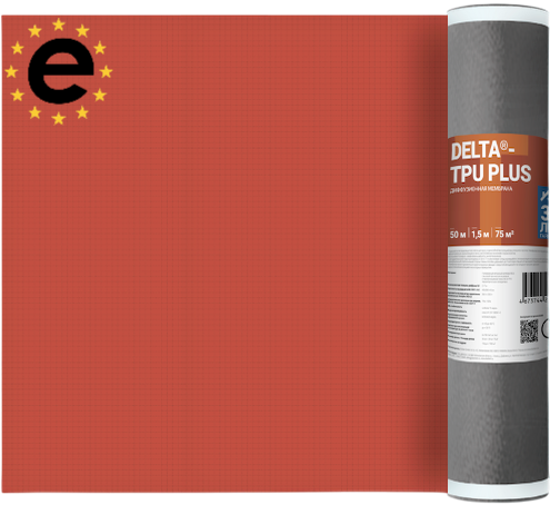 DELTA-TPU PLUS Диффузионная мембрана для кровли и фасада Дельта ТПУ Плюс 1942