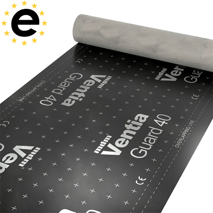 MDM VENTIA GUARD 40 Диффузионная мембрана для кровли МДМ Вентиа Гуард 40 1996