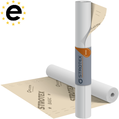 STROTEX BASIC Мембрана супердиффузионная 3-х слойная Стротекс Бэсик 2036