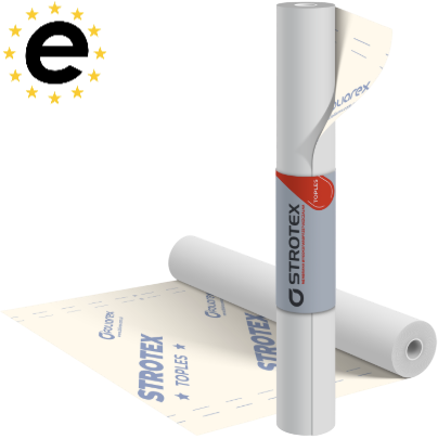 STROTEX TOPLES 95 Супердиффузионная 3-х слойная мембрана для кровли и фасада 2046