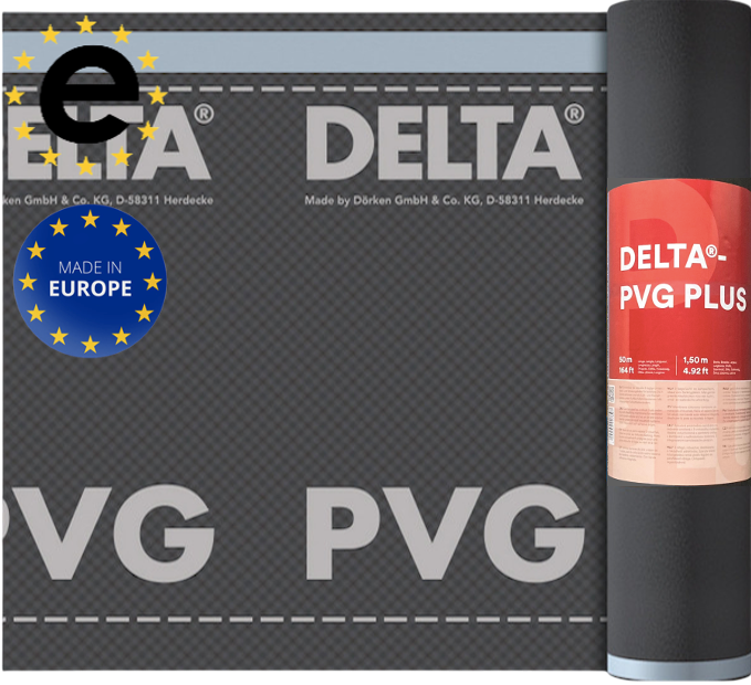 DELTA PVG PLUS Гидро и пароизоляционная плёнка Дельта ПВГ Плюс 1670