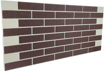 Фасадная панель под кирпич (вишня) 1250х600х30 1972