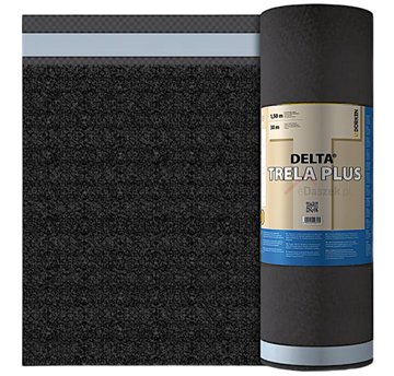 DELTA- TRELA PLUS Объёмная диффузионная мембрана для фальцевой кровли  Дельта Трела Плюс 1984