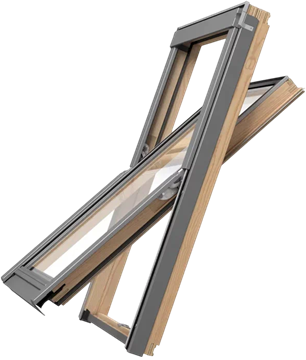 Окно мансардное RoofLITE+ Solid Pine 79х98 AAY B900 1 камера, ручка снизу 2077