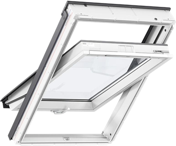 Окно мансардное VELUX 78х140 GLU 0061B полиуретановое покрытие, 2 камеры, вентклапан, ручка снизу 2147