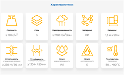 STROTEX MEDIUM Мембрана супердиффузионная 3-х слойная 2040