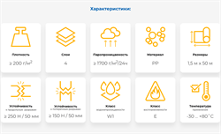 STROTEX NEXTREME 200 Супердиффузионная 4-х слойная мембрана для кровли 2053