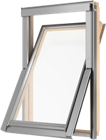 Окно мансардное RoofLITE+ Trio Pine 78х98 AAY B1500 2 камеры, ручка снизу 2084