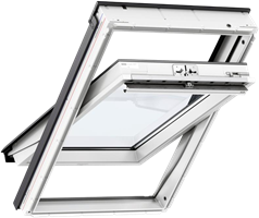 Окно мансардное VELUX 78х118 GLU 0061 полиуретановое покрытие, 2 камеры, вентклапан, ручка сверху 2144