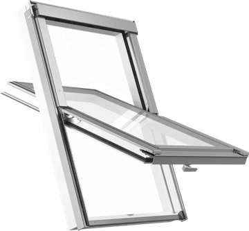 Окно мансардное RoofLITE+ TRIO PVC 114х118 APY B1500 ПВХ 2 камеры, рама 12 см, ручка снизу 2216